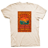 MARRANO ROSA WISH YOU WERE HERE RETRO BEIGE TEE