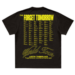 JUSTIN TIMBERLAKE BLACK SILHOUETTE TEE