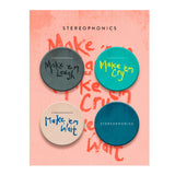 STEREOPHONICS BUTTON BADGE SET