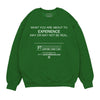 JUSTIN TIMBERLAKE GREEN EXPERIENCE CREW NECK