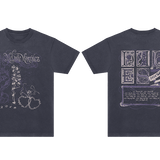 MALANIE HADES STORY BOOK LETTERS BLK TOUR TEE