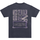 MALANIE HADES STORY BOOK LETTERS BLK TOUR TEE