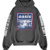 OASIS WHATS THE STORY GRAY HOODIE