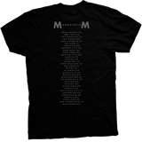 DEPECHE MODE DATE BACK BLACK TOUR TEE