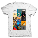 OMD COLLAGE WHITE TEE