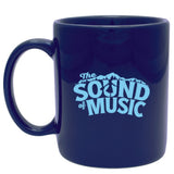 THE SOUND OF MUSIC CERAMIC BLUE MUG