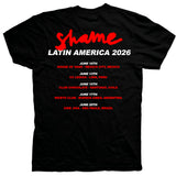 SHAME TOUR BLACK TEE