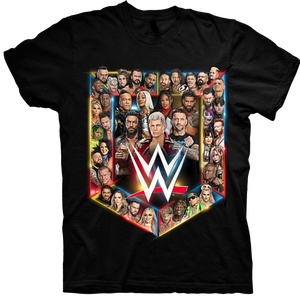 BLACK WWE TOUR TEE