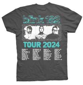 BLINK 182 CHARCOAL TEE