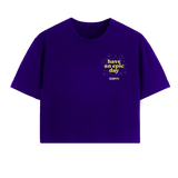 CCXP CROP TOP MORADA HAVE AN EPIC DAY
