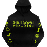 SHINEDOWN SD LOGO HOODIE BLACK