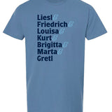 THE SOUND OF MUSIC NAMES TEE ADULTO