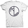 YARD ACT WHITE LOGO TEE