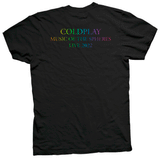 Playera Coldplay Colors Photo/ Tour Black