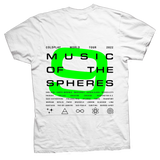 Playera Coldplay Music Of The Spheres White